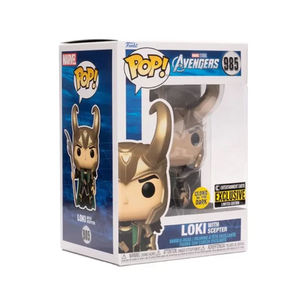 Loki With Scepter Avergers Glow Funko Pop 985